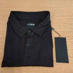 Cuts Clothing Black Polo Shirt